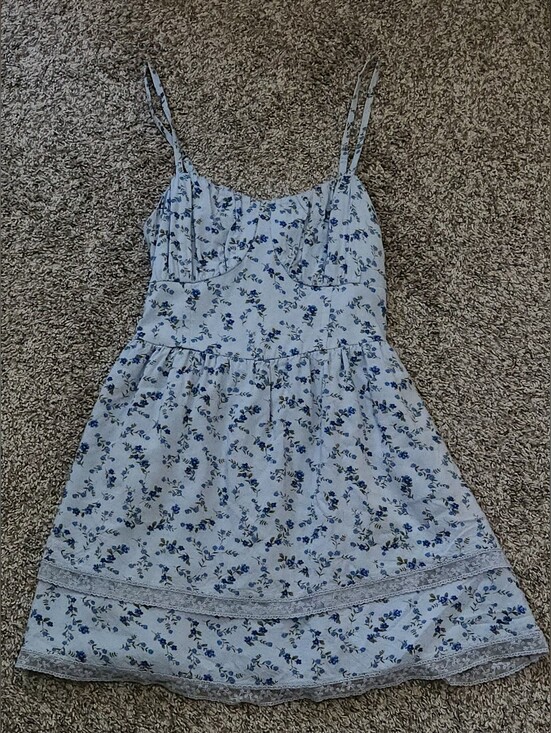 Hollister Dresses & Skirts - Blue Hollister Cottagecore Dress